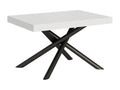 Table extensible 90x130/390 cm Famas Frêne Blanc cadre Anthracite YSBT15204