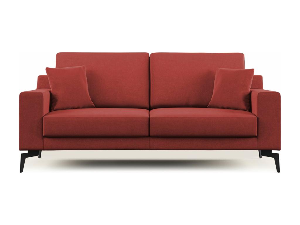 Dormeva Canapé moderne en microfibre détachable T11 206 cm rouge RXNK34791
