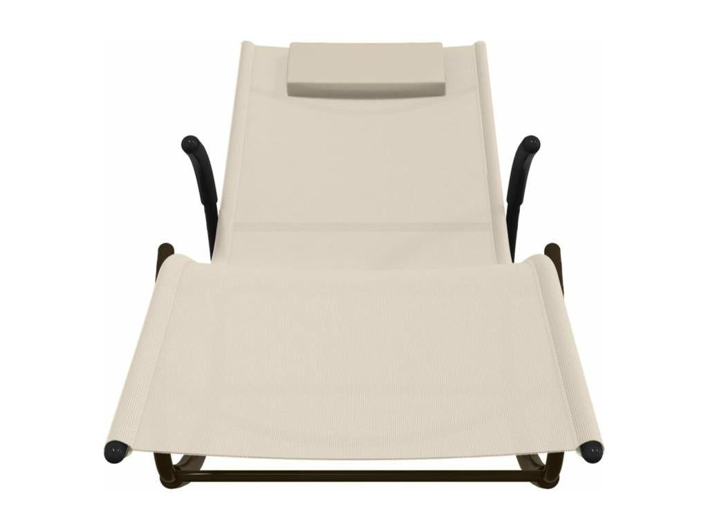 Lot de deux chaises crème 164x61x73 cm 02 0011967 YQDY84349