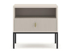 Table De Chevet NS54 1D 54x39x52 Beige JEJY20197