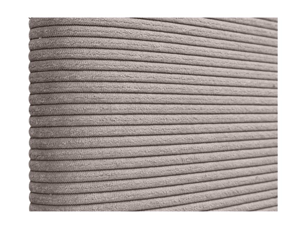 Lysvia Tête de Lit Velours Côtelé Uni avec Boutons 110x105 avec Pieds de Lit 105 - Marron IBBN78481