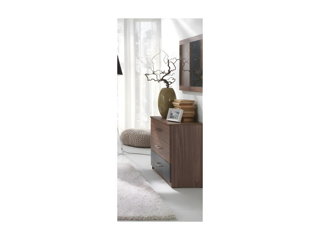Ensemble design pour chambre à coucher Dormeva- Lit avec sommier 180x200 cm tables de chevet intéDormevaes commode KLJX54838