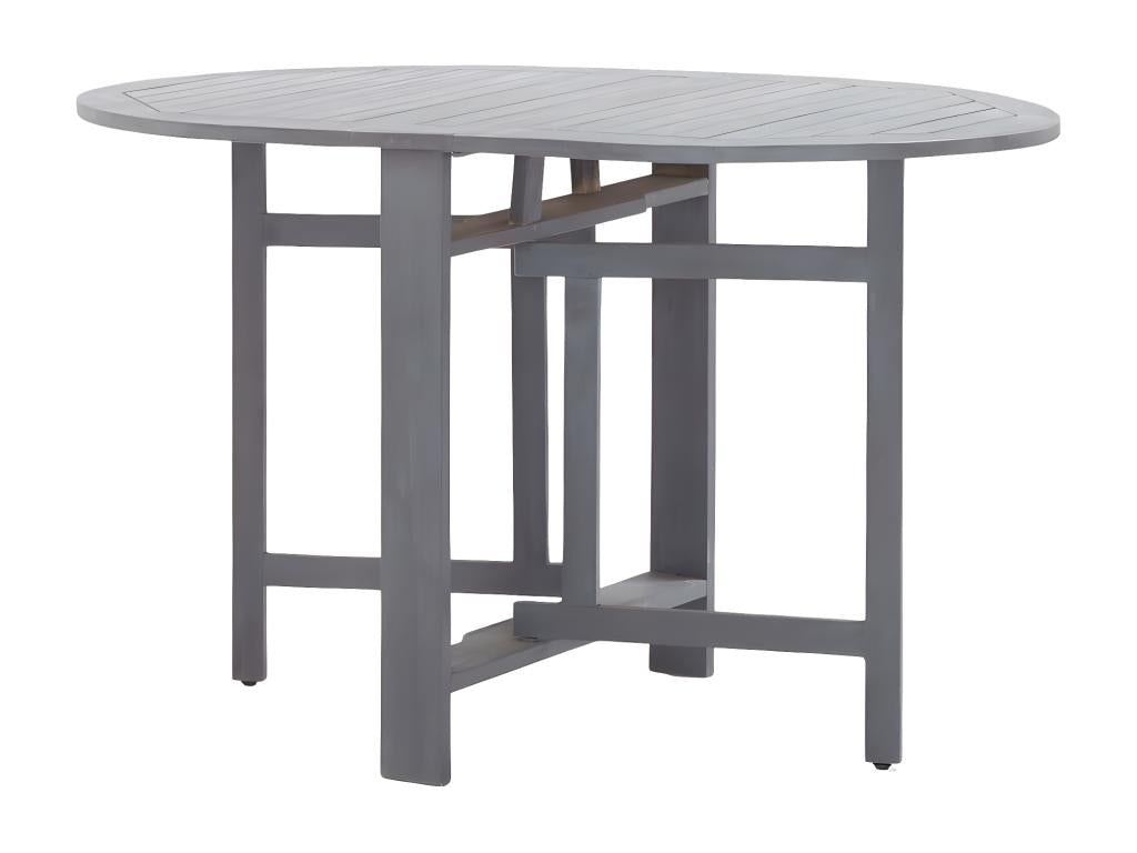 Elariva Premium - Table de jardin Gris 120x70x74 cm Massif du Bois d'Elariva YUTG98418