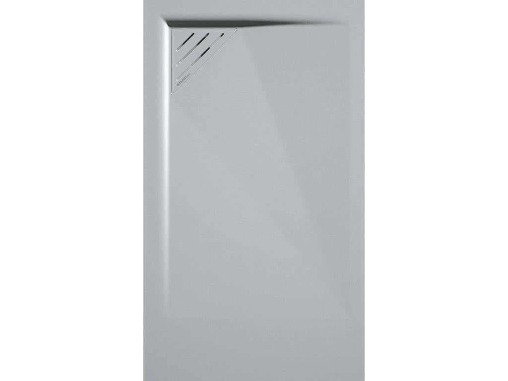 Receveur de douche Gris 7035 finition Lisse Lysvia grille de couleur - 190x70 cm KPJE36331