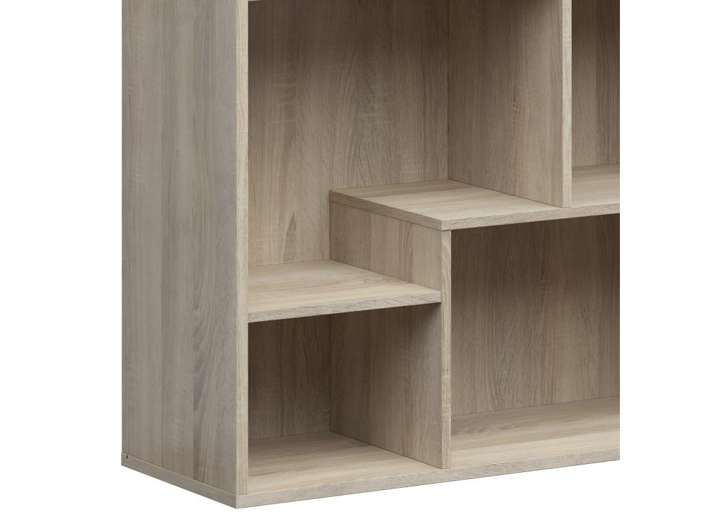 Bibliothèque 197 cm Lysvia Bois Clair MXOA88103