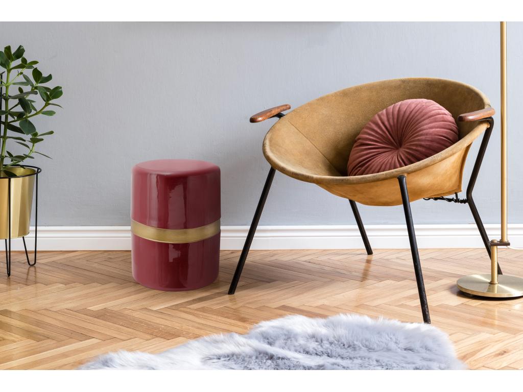 Table d'Appoint Design Dormeva 47cm Prune FGMS23570