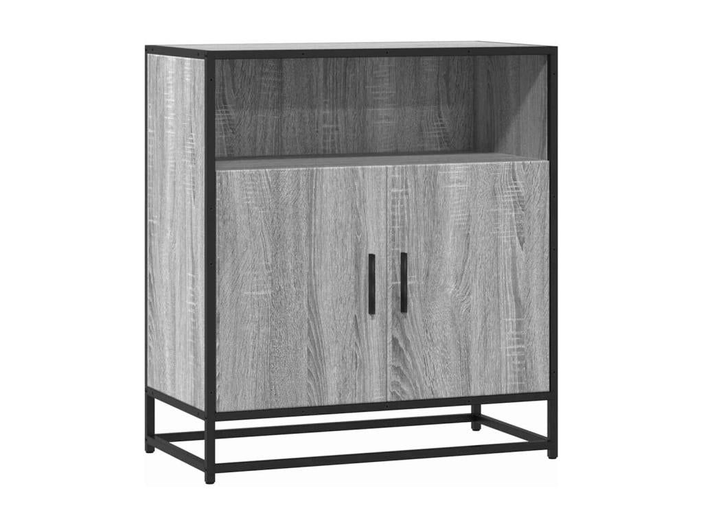 Buffet Lysvia gris 68x35x76 cm bois d'ingénierie PBZD20388