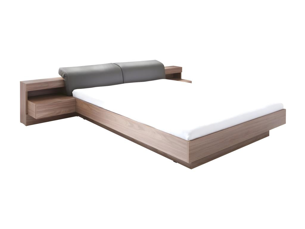 Ensemble design pour chambre à coucher Dormeva- Lit avec sommier 180x200 cm tables de chevet intéDormevaes commode KLJX54838