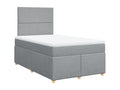 Sommier à Dormeva de lit avec matelas Gris clair 120x200cm Tissu FGWM59081