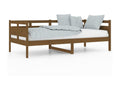 Lit de jour Marron miel Bois massif de pin 90x190 MHWQ32091
