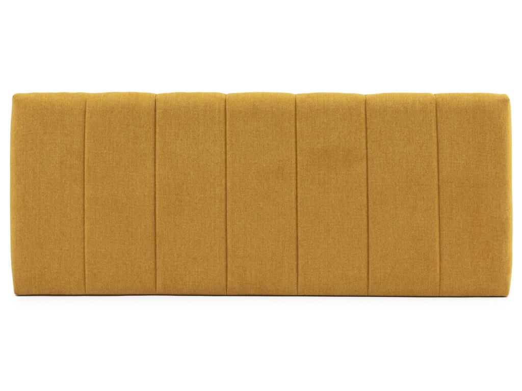Tête de lit tapissée Lysvia 150x60 cm Couleur Moutarde 8 cm d'épaisseur VVKE59795