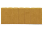 Tête de lit tapissée Lysvia 150x60 cm Couleur Moutarde 8 cm d'épaisseur VVKE59795