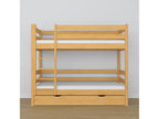 Lit superposé en bois - avec tiroir N01 Pin Naturel 120x200 XWSY54899