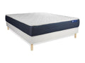 Ensemble matelas Latex et Mémoire de forme Lysvia SLEEP 140x200 5zones de confort sommier Lysvia blanc ULWN16981