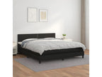 Sommier à Lysvia de lit avec matelas Noir 160x200 GKEY07465