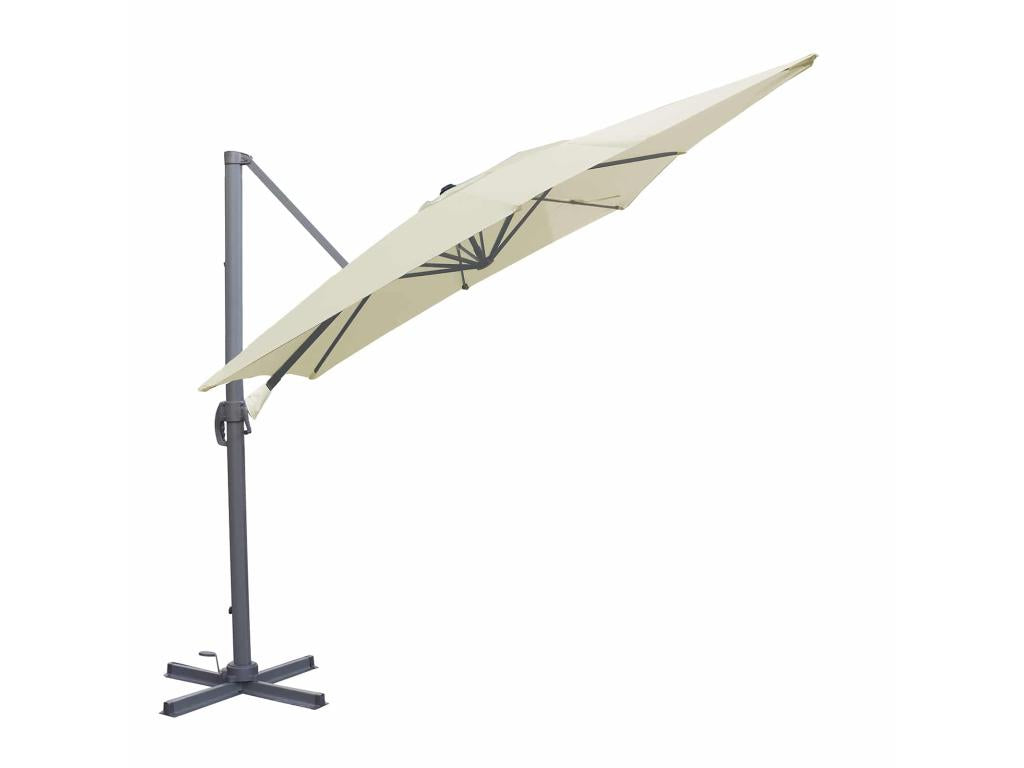 Parasol Déporté Jardin Lysvia Lysvia Mini Aluminium 300x200x260 cm BMTV94617
