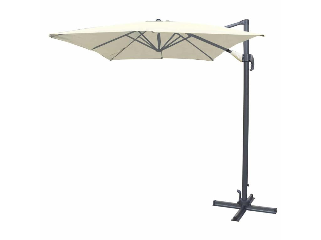 Parasol Déporté Jardin Lysvia Lysvia Mini Aluminium 300x200x260 cm BMTV94617