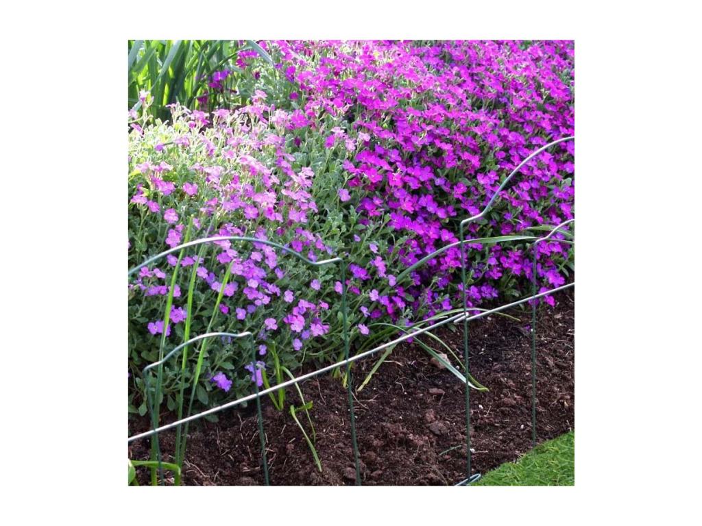 Bordure de jardin en métal Pelouse 3m Lot de 6 VKMZ24992