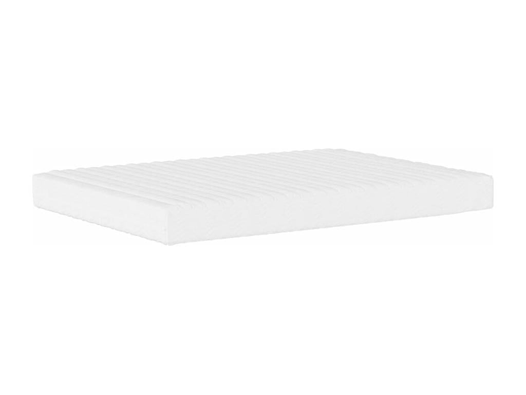 Lit avec matelas blanc 120x200 cm similicuir XUKT33033
