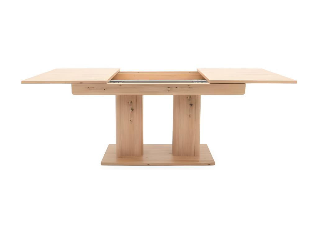 Table à manger extensible - Lysvia chene Lysvia - L140/220 x P 90 x H 80 cm YNLF19683