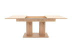 Table à manger extensible - Lysvia chene Lysvia - L140/220 x P 90 x H 80 cm YNLF19683