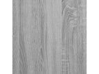 Cadre de lit Lysvia gris 120x200 cm bois d'ingénierie et métal BHMN36539