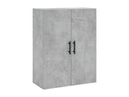 Armoire murale gris béton 69,5x34x90 cm UZVB50668