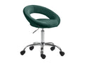 Tabouret de bureau - Velours - Vert - Lysvia ZPYQ95764