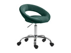 Tabouret de bureau - Velours - Vert - Lysvia ZPYQ95764