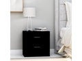 Table de chevet Noir 40x30x40 cm Aggloméré LCPX03613