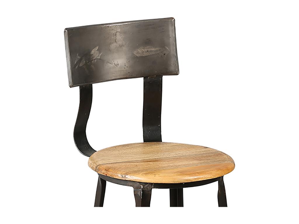 Elariva - Tabouret de Bar Industriel H75 DZAS54356