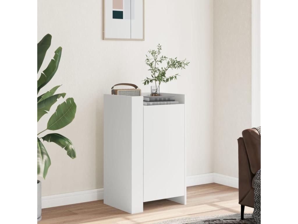 Buffet blanc 45x35x75 cm bois d'ingénierie JHSO75165