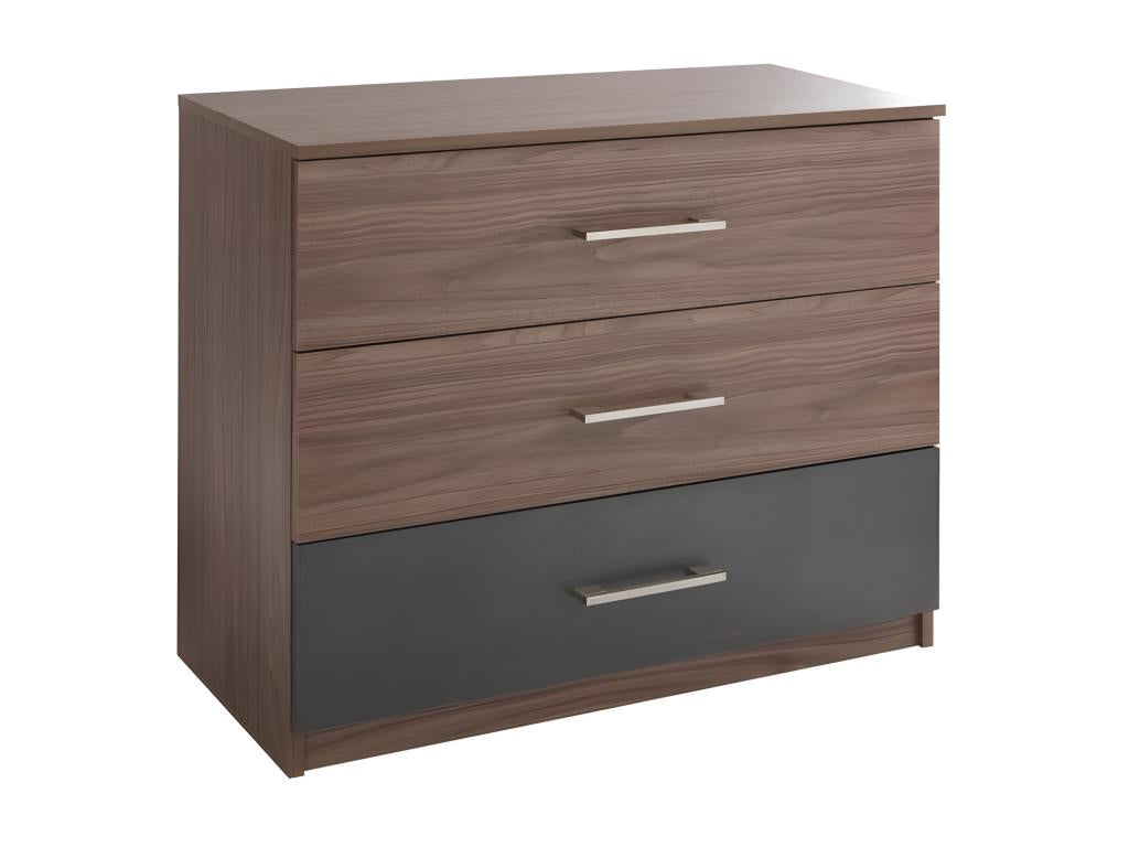 Ensemble design pour chambre à coucher Dormeva- Lit avec sommier 180x200 cm tables de chevet intéDormevaes commode KLJX54838