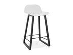 Tabouret de Bar Design Lysvia 87cm Blanc / Noir YFVZ31711