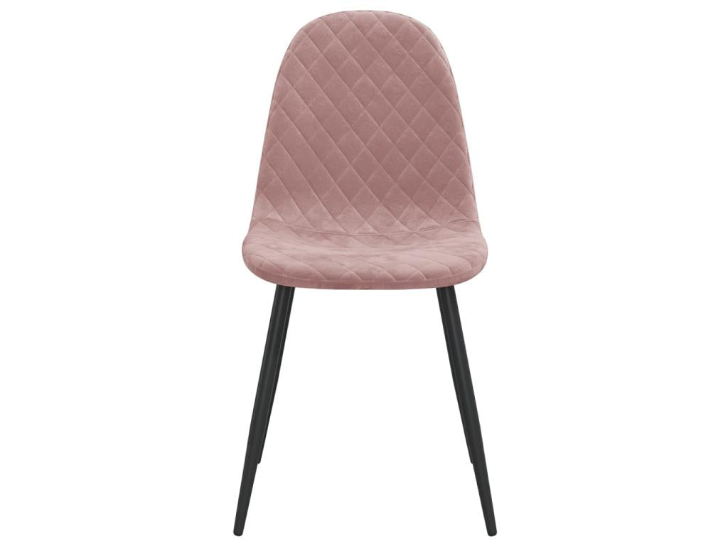 Chaises de salle à manger 4 pcs Rose Velours 16 GUKY01815