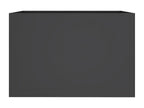 Jardinière noir 62x40x39 acier laminé à froid PXUX26293
