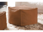 Pouf - marron velours tricoté - Lysvia EWUE44897