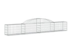 Paniers à gabions arqués 11 pcs 300x30x40-60 fer galvanisé VOZT50714